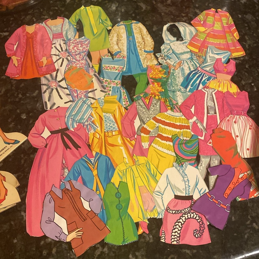 1969 BARBIE PAPER DOLL 2 SETs IN BOX - #4763 - ORIGINAL - Picture 6 of 11